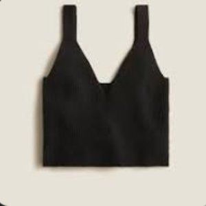 J.Crew Cashmere Cropped Sweater Tank XLarge